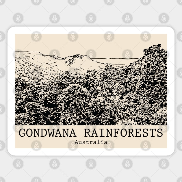 Gondwana Rainforests - Australia Magnet by Lakeric